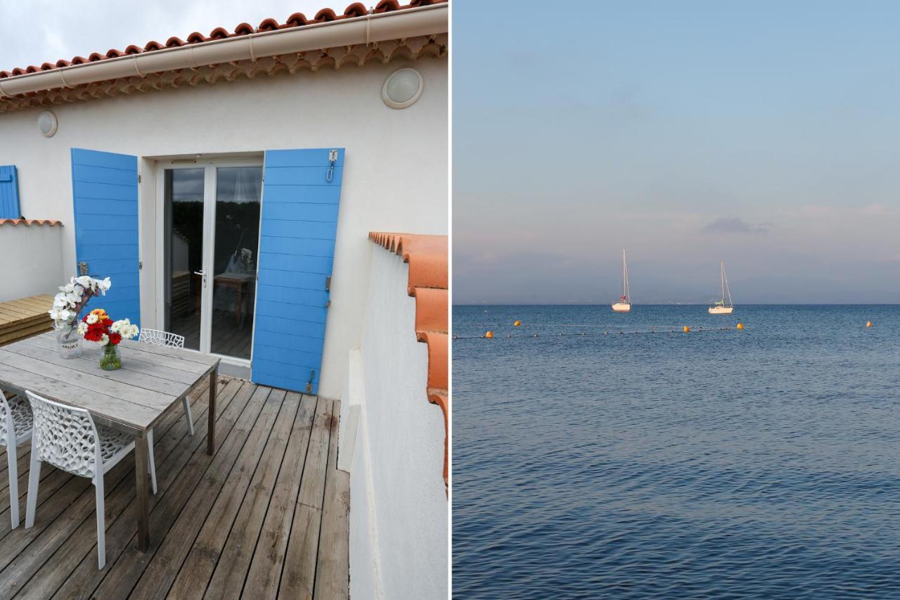 Appartements Acces Prive Plage De La Bergerie Hyères Exterior foto